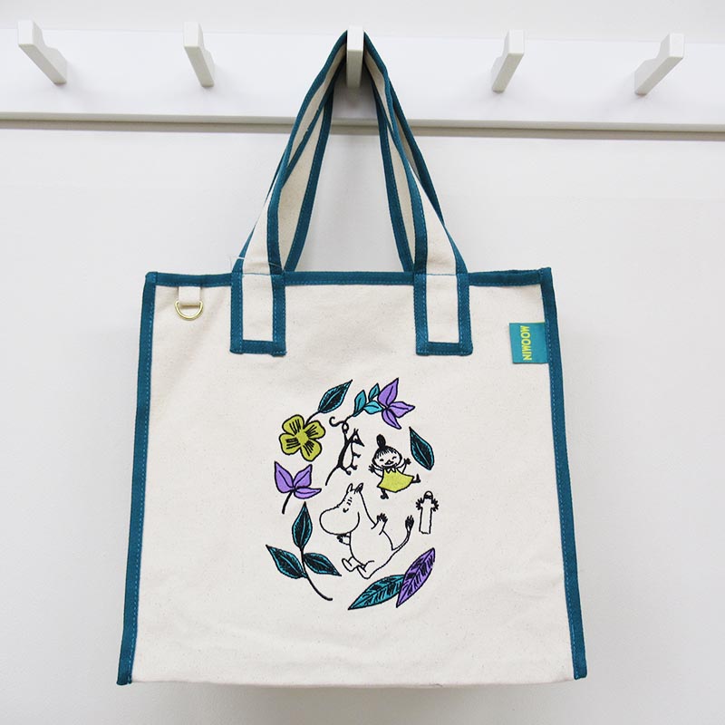 MOOMIN ムーミン　ビックスクエアトート　フルーツガーデン